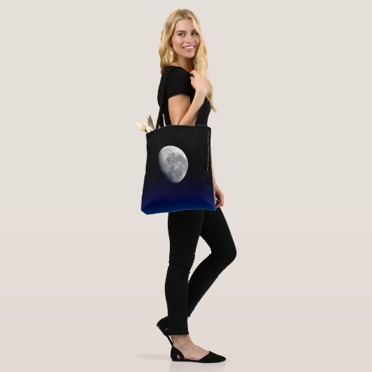 Moonset, International Space Station, 2016 Tote Bag (Op model)