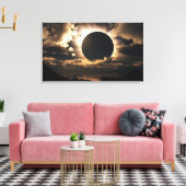 "Moonshadow" omwikkeld canvas Afdruk (Insitu (Woonkamer))