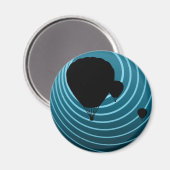 moonshine balllooning magneet (Voorkant / Achterkant)