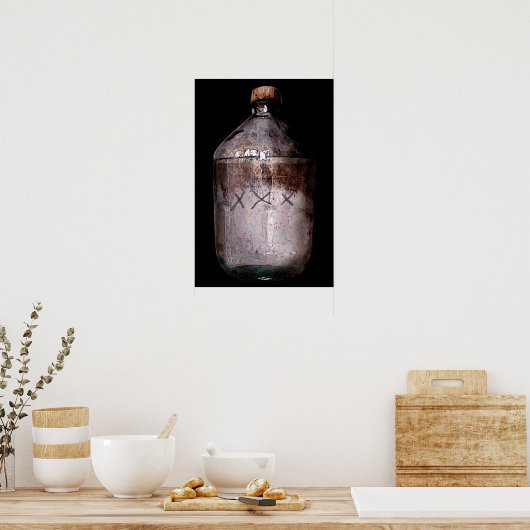 Moonshine Bottle Print (Keuken)