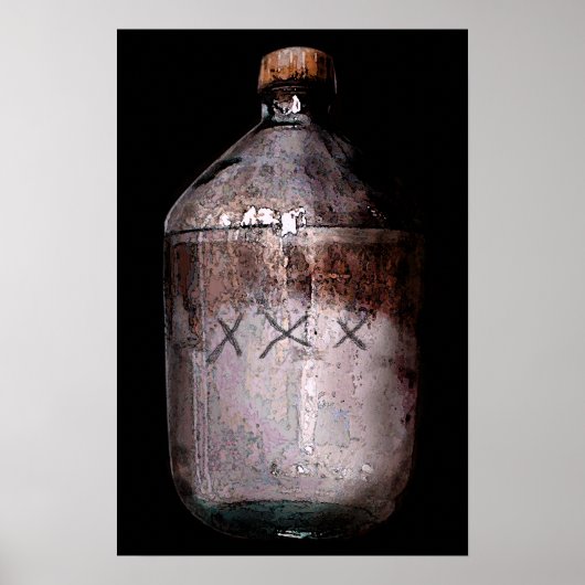 Moonshine Bottle Print (Voorkant)