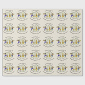 Moonshine Capitol van het wereldpakpapier Cadeaupapier (Vlak)