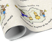 Moonshine Capitol van het wereldpakpapier Cadeaupapier (Rol Hoek)