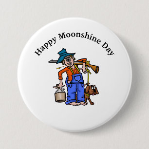 Moonshine Day Button met Moonshine Man