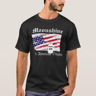 Moonshine, een amerikaans origineel T-shirt