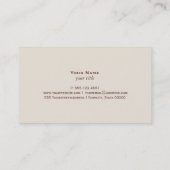 Moonshine Fles Visitekaartje (Achterkant)