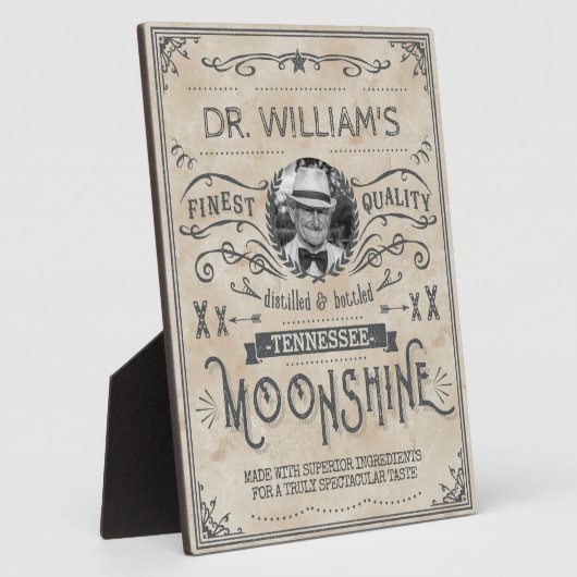 Moonshine  Funny Hillbilly Medicine Custom Fotoplaat (Zijkant)