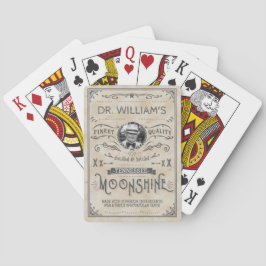 Moonshine  Funny Hillbilly Medicine Custom Pokerkaarten