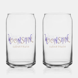 Moonshine Glass Blikvorm Glas