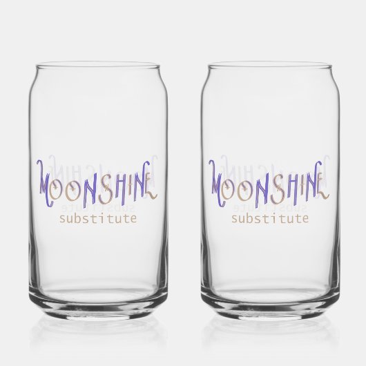 Moonshine Glass Blikvorm Glas (Voorkant)