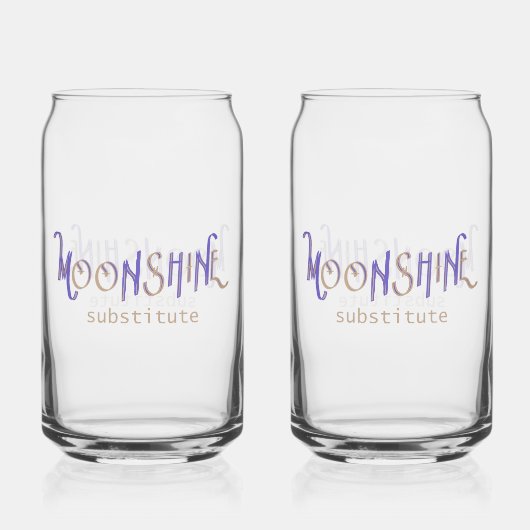 Moonshine Glass Blikvorm Glas (Achterkant)