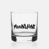 MOONSHINE GRAPPIG WHISKEY GLAZEN GLAS (Voorkant)