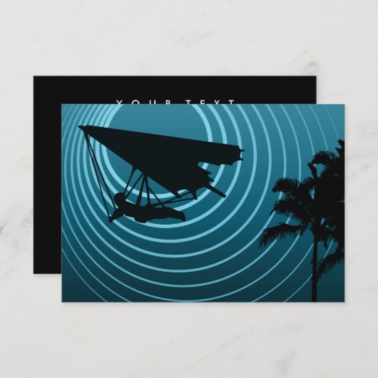 moonshine hang glijding kaart (Voorkant / Achterkant)