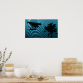 moonshine hang glijding poster (Keuken)