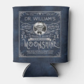 Moonshine  Hillbilly Medicine Custom Blue Blikjeskoeler (Voorkant)