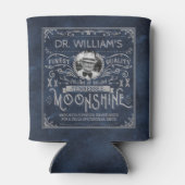 Moonshine  Hillbilly Medicine Custom Blue Blikjeskoeler (Achterkant)