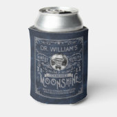 Moonshine  Hillbilly Medicine Custom Blue Blikjeskoeler (Blikje Achterkant)