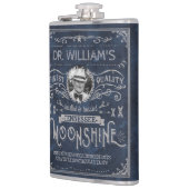 Moonshine  Hillbilly Medicine Custom Blue Heupfles (Links)