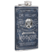 Moonshine  Hillbilly Medicine Custom Blue Heupfles (Rechts)