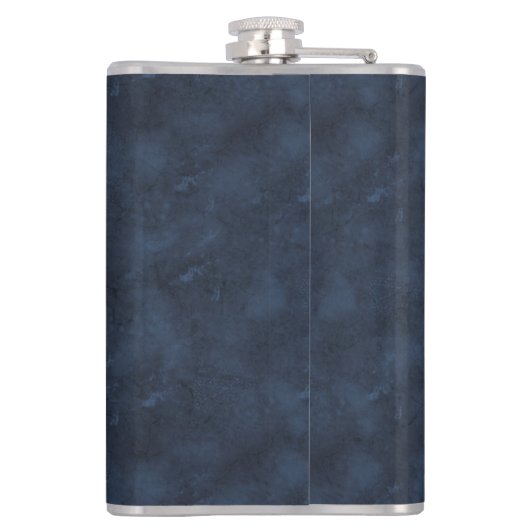 Moonshine Hillbilly Medicine Custom Blue Heupfles (Achterkant)