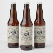  Moonshine Hillbilly Medicine Custom Brewer Bier Etiket (Flessen)