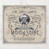  Moonshine Hillbilly Medicine Custom Brewer Bier Etiket (Enkel label)