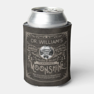 Moonshine Hillbilly Medicine Custom Brown Blikjeskoeler