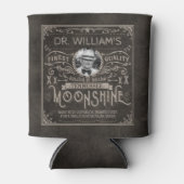 Moonshine Hillbilly Medicine Custom Brown Blikjeskoeler (Voorkant)