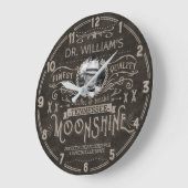 Moonshine  Hillbilly Medicine Custom Brown Grote Klok (Hoek)
