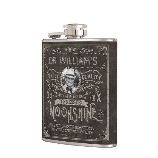 Moonshine  Hillbilly Medicine Custom Brown Heupfles (Links)