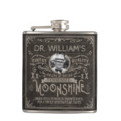 Moonshine  Hillbilly Medicine Custom Brown Heupfles (Voorkant)