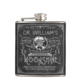 Moonshine  Hillbilly Medicine Custom Grey Heupfles (Voorkant)
