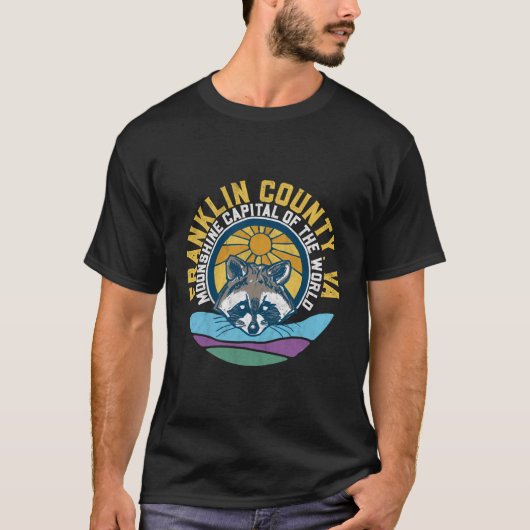 Moonshine hoofdstad van de wereld - Franklin Count T-shirt (Voorkant)