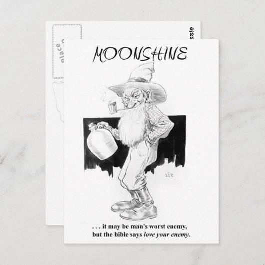 Moonshine. . . Hou van je vijand Briefkaart (Voorkant / Achterkant)