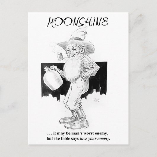 Moonshine. . . Hou van je vijand Briefkaart (Voorkant)