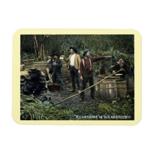 Moonshine in de Oude Kentucky-Vintage Magneet