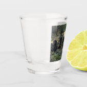 Moonshine in de Oude Kentucky-Vintage Shot Glas (Links)