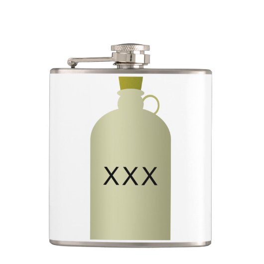 Moonshine Jug Flask Heupfles (Voorkant)