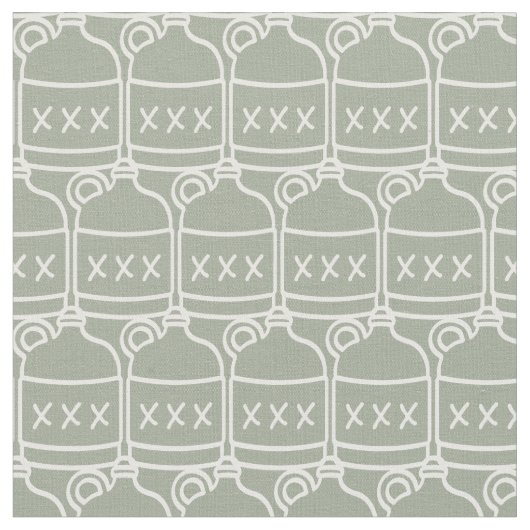 Moonshine Jug Outline Fabric Stof (Close Up)