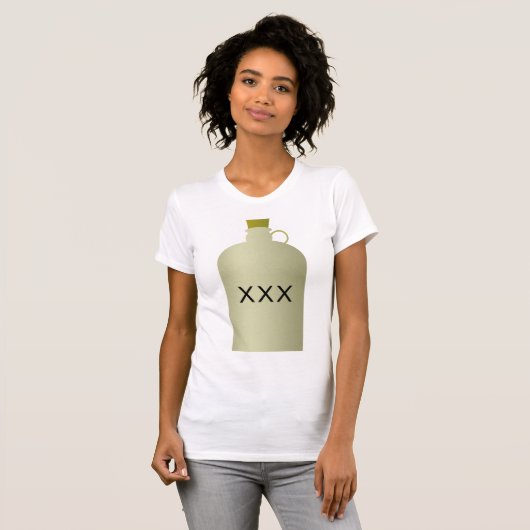 Moonshine Jug Vrouwen T-shirt (Voorkant volledig)
