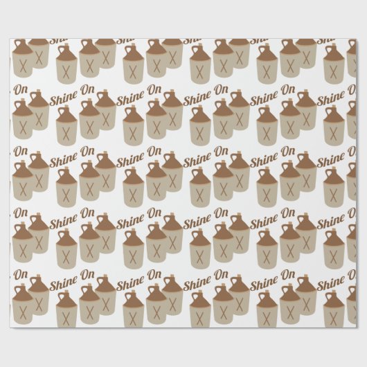 Moonshine Jugs Cadeaupapier (Vlak)