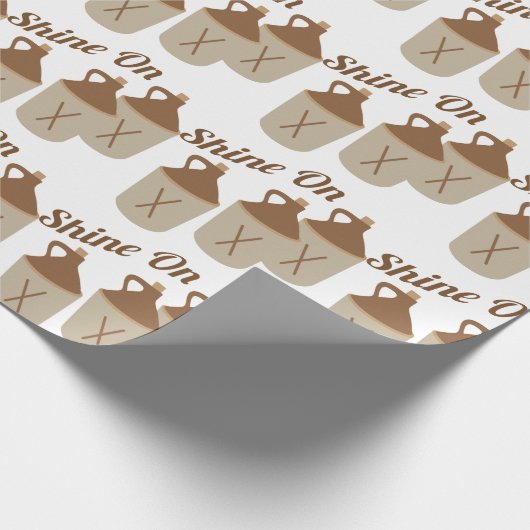 Moonshine Jugs Cadeaupapier (Hoek)