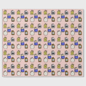 Moonshine Jugs Wrapping Paper Cadeaupapier (Vlak)