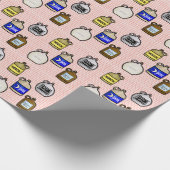 Moonshine Jugs Wrapping Paper Cadeaupapier (Hoek)