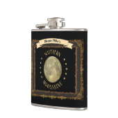 Moonshine Kolf met jouw naam of initiaal Heupfles (Links)