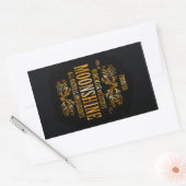 Moonshine-label Rechthoekige Sticker (Envelop)