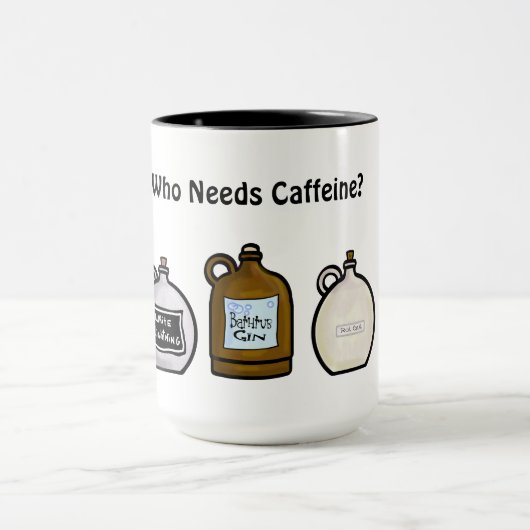 Moonshine Names on Jugs Coffee Mok (Midden)