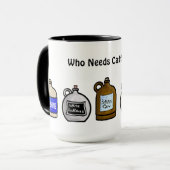 Moonshine Names on Jugs Coffee Mok (Voorkant links)