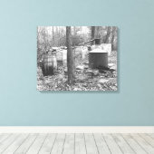 Moonshine Nog in de Bossen, 1931 Canvas Afdruk (Insitu (Houten vloer))