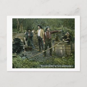 Moonshine Nog steeds in de Vintage van het Oude Ke Briefkaart
